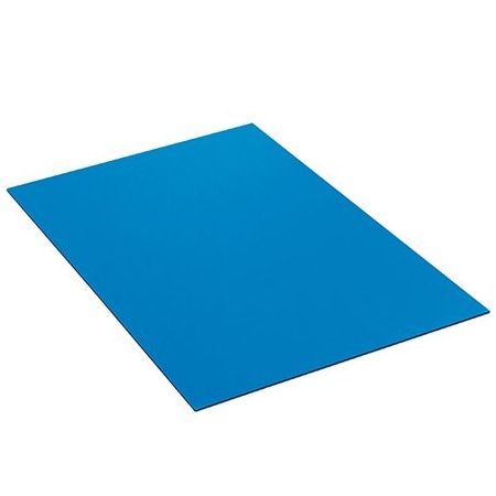 Bsc Preferred 48 x 96'' Blue Plastic Corrugated Sheets, 10PK BUY00025120